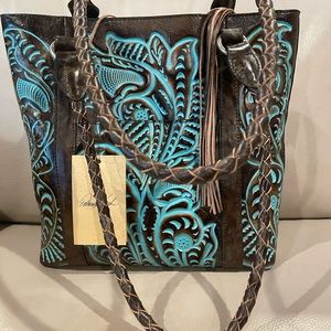 Patricia Rena Turquoise bag and matching Cauchy billfold